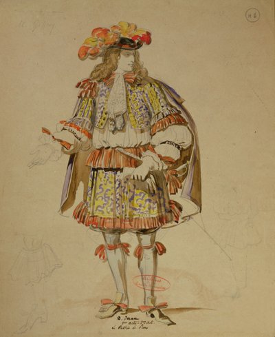 Costume per una Produzione del 1847 di 